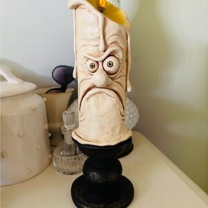 David Everett Bethany Lowe Grumpy Candle Sculpture